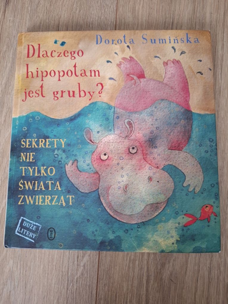 Książka dlaczego hipopotam jest gruby