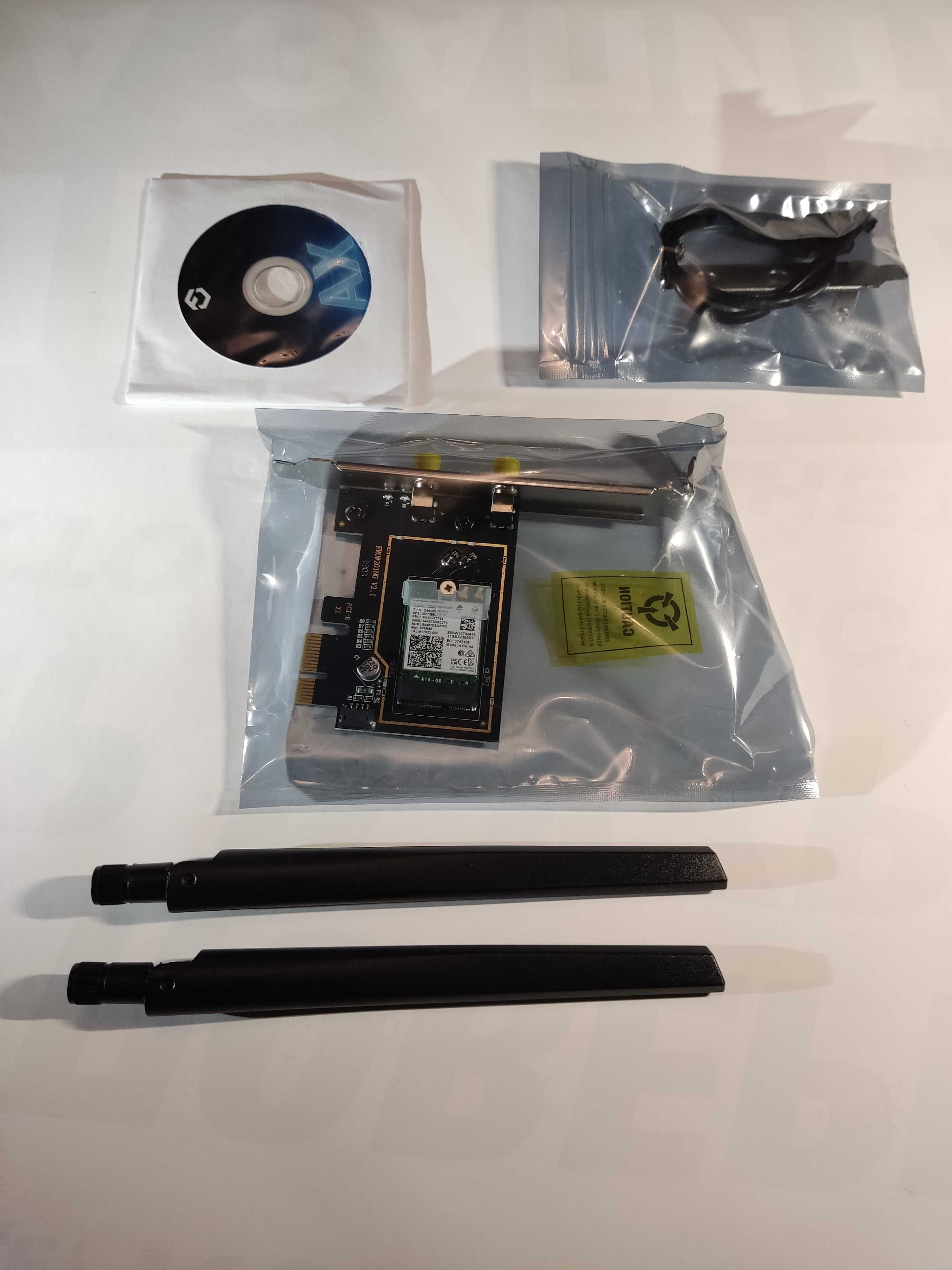 WiFi адаптер FENVI AX210 (модуль intel ax210) Wi-Fi 6E + Bluetooth 5.3
