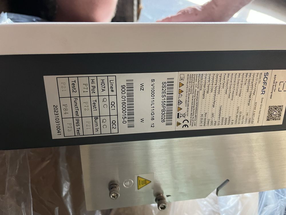 Sofar 5.5 KTL-X prawie nowy!