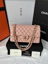 Torebka Flap Bag Chanel Pink Smooth Leather