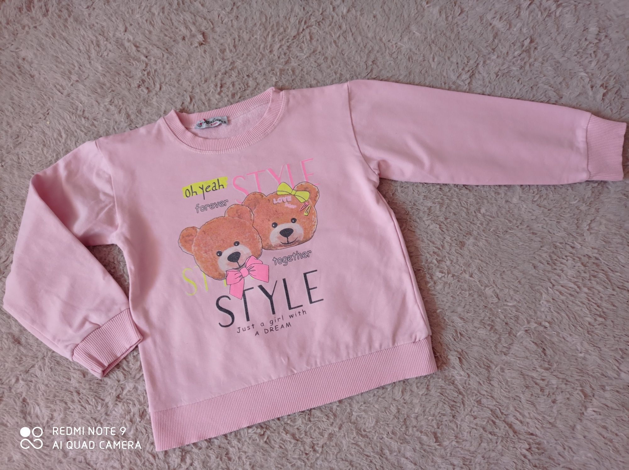 Bluza dziewczęca r.110/116 marki Atabay kids