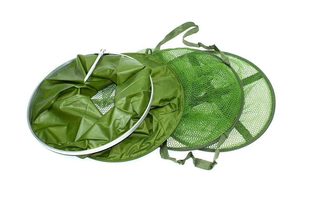 Gumowana siatka wędkarska sadzyk na ryby 40x150cm + pokrowiec