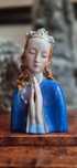 Rzeźbaxsakralna porcelana Francja Madonna Maryja Matka Boska antyk