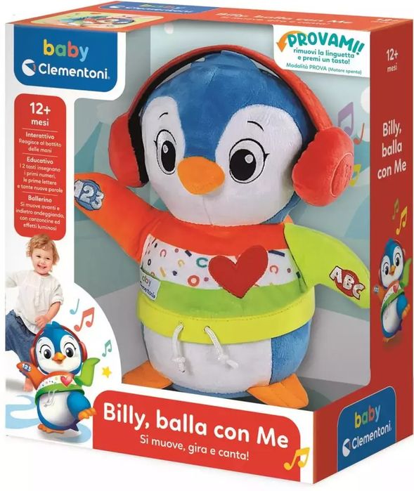 Pingu, tańczący edu pluszak. Clementoni