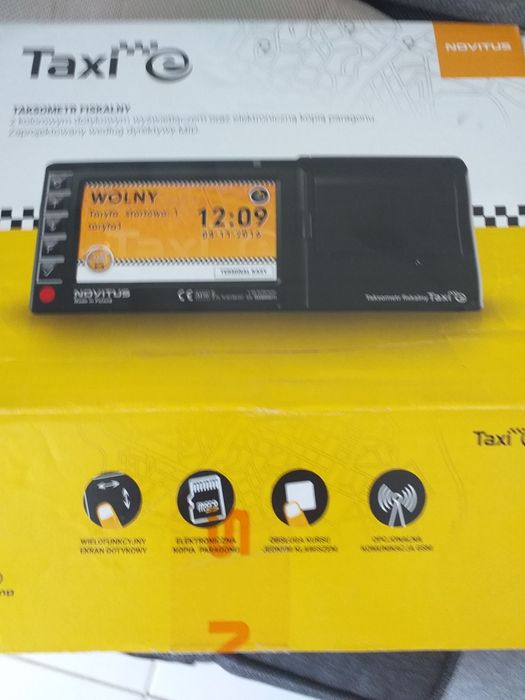 Kasa fiskalna + taksometr w jednym. ;Novitus;