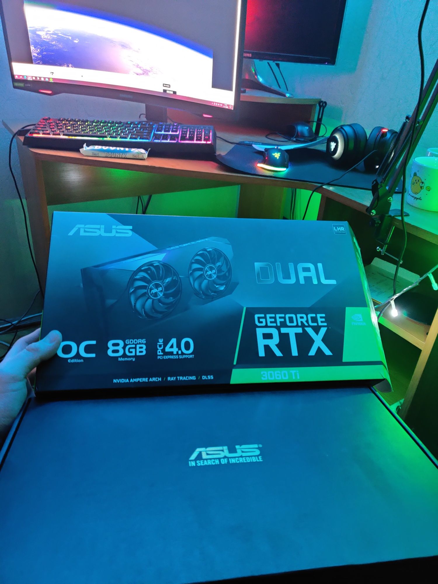 Asus RTX 3060ti dual LHR (не mini!) На укр гаранти