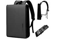 Czarny plecak na laptopa 15'' miejski slim casual torba