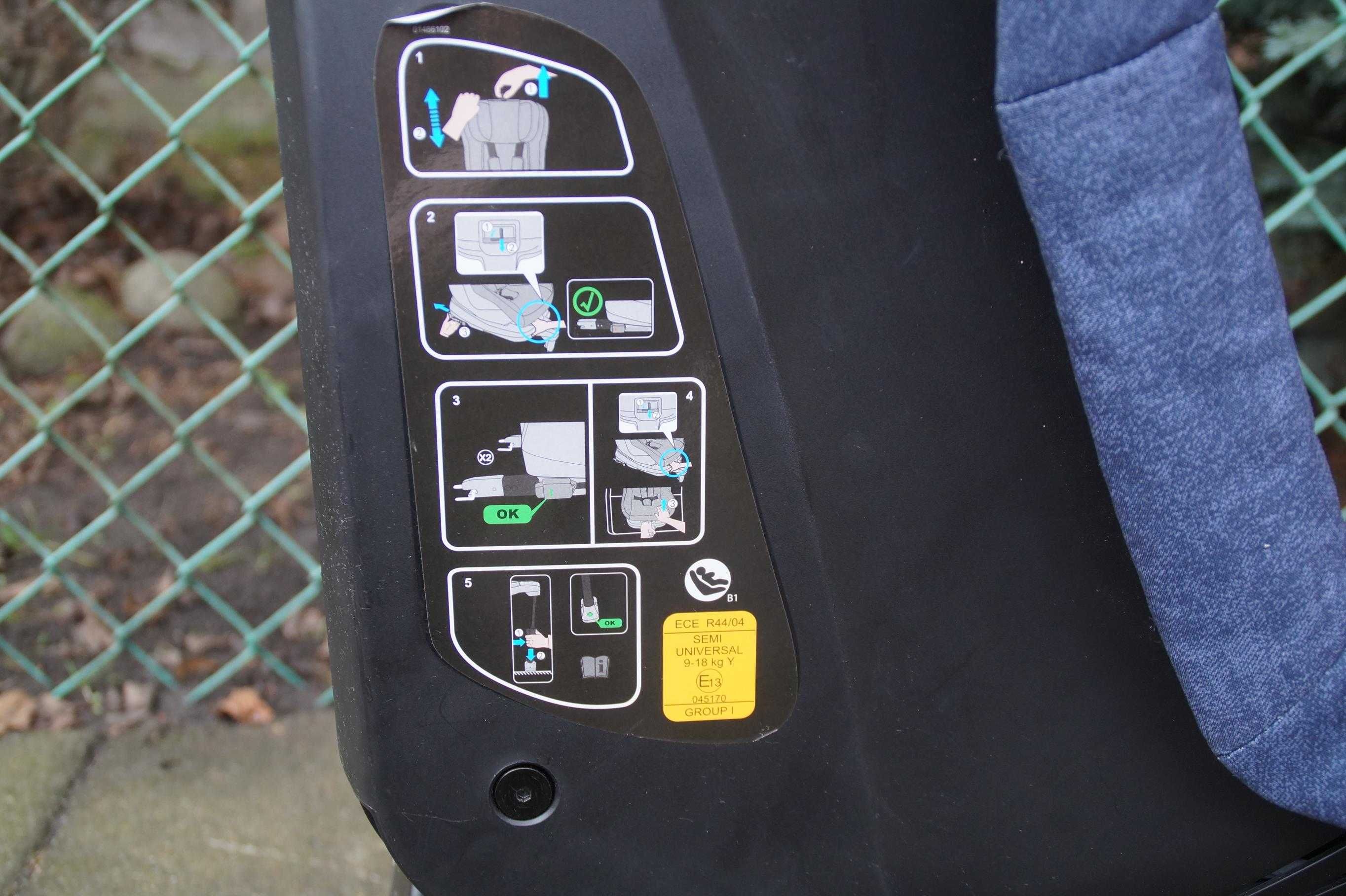 Tobi Fix Maxi Cosi 9-18kg isofix