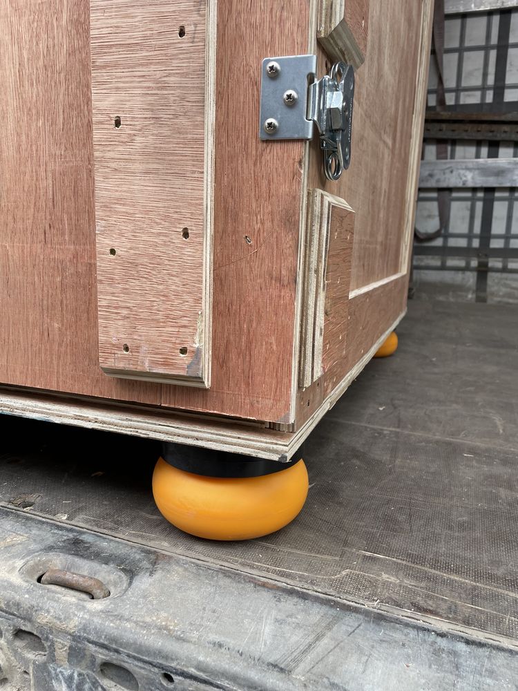 Szafa skrzynia transportowa drewniana mocna solidna
