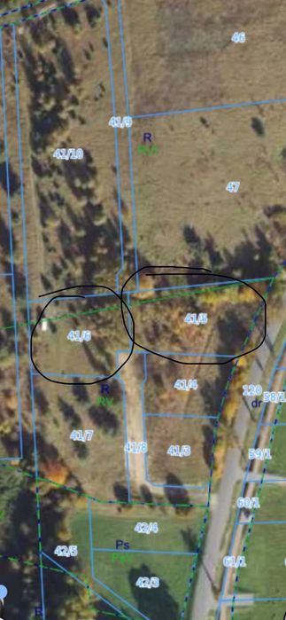 Działka 1451m2 ; cena 95zł za metr działki nr: 41/6
