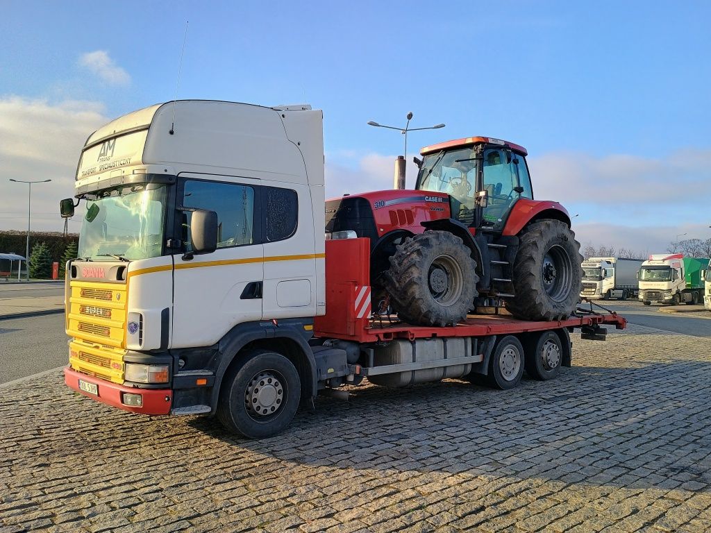 Transport maszyn ciągników przyczep wózków do 7 i 14 ton cały kraj