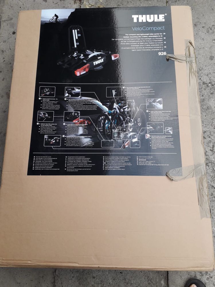 Thule Velocompact 926 bagażnik Platforma na 3 Lub 4 Rowery Nowy