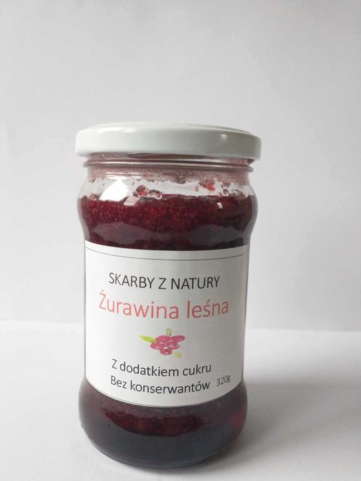 URLOP Żurawina leśna 320ml dżem żurawinowy