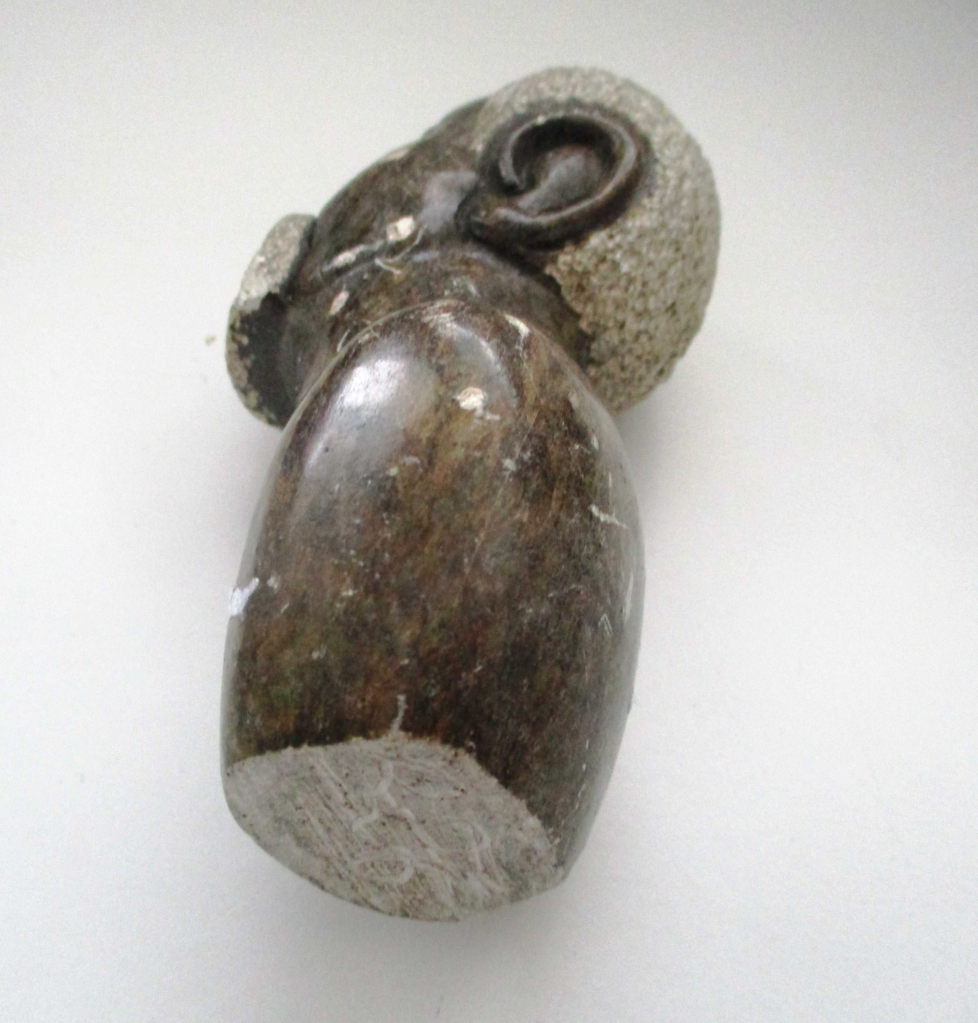 Статуэтка каменная, фигура африканца, изделие б/У