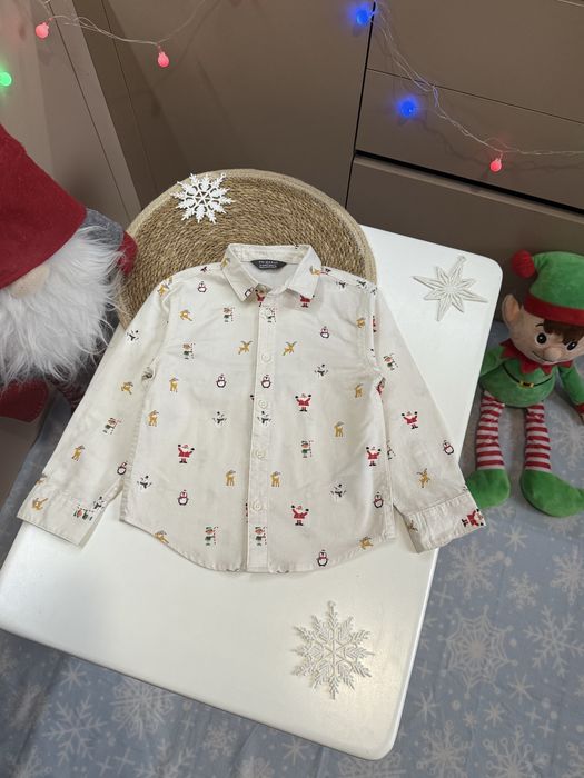 Новорічна рубашка на хлопчика 3-4р