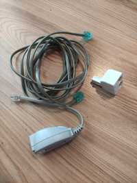 Kabel telefoniczny plus filtr i złączka