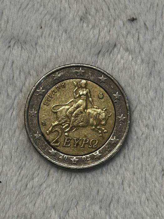 Moeda de 2 eurs grega de 2002