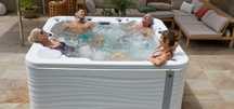 Spa de hidromassagem para relaxar em casa