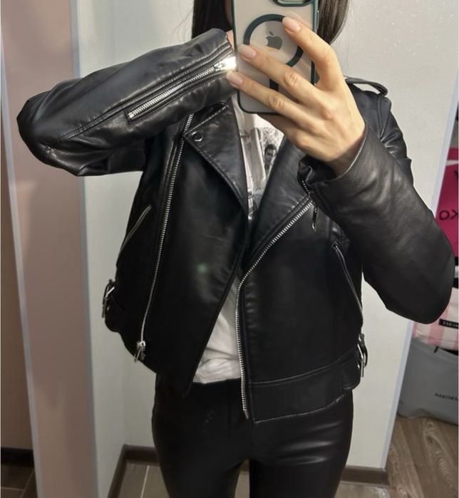 Куртка шкіряна Zara