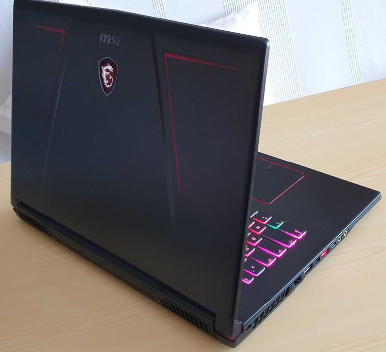 17,3" MSI GEFORCE laptop gra do cs2 fifa Gta5 GTX ssd Gaming RGB 120hz