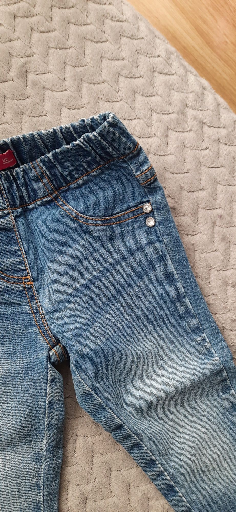 5.10.15 spodnie jeansowe idealne r. 92