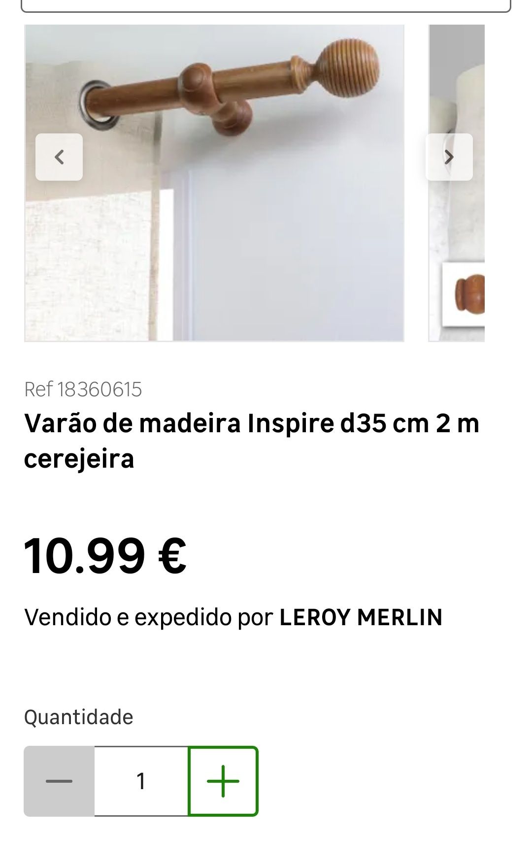 2 Varões de cortinados