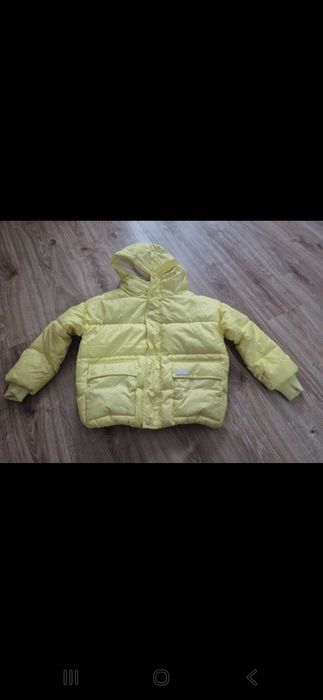 Kurtka zimowa żółta