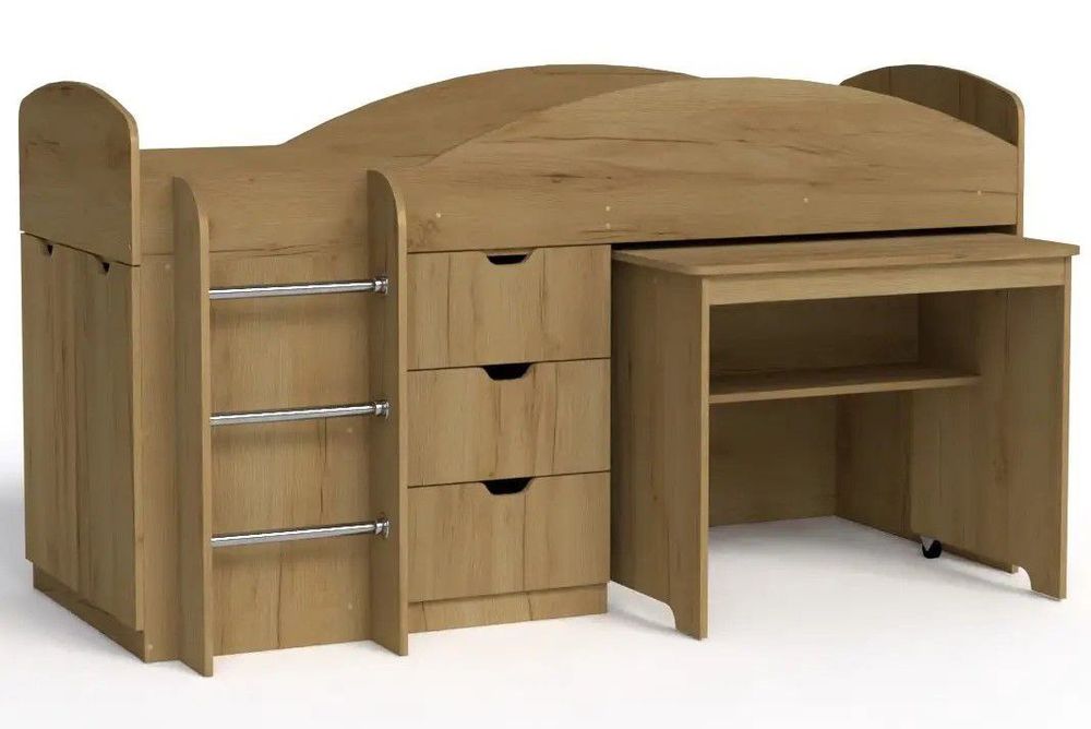 Ліжко-горище двоярусне 3в1 Універсал