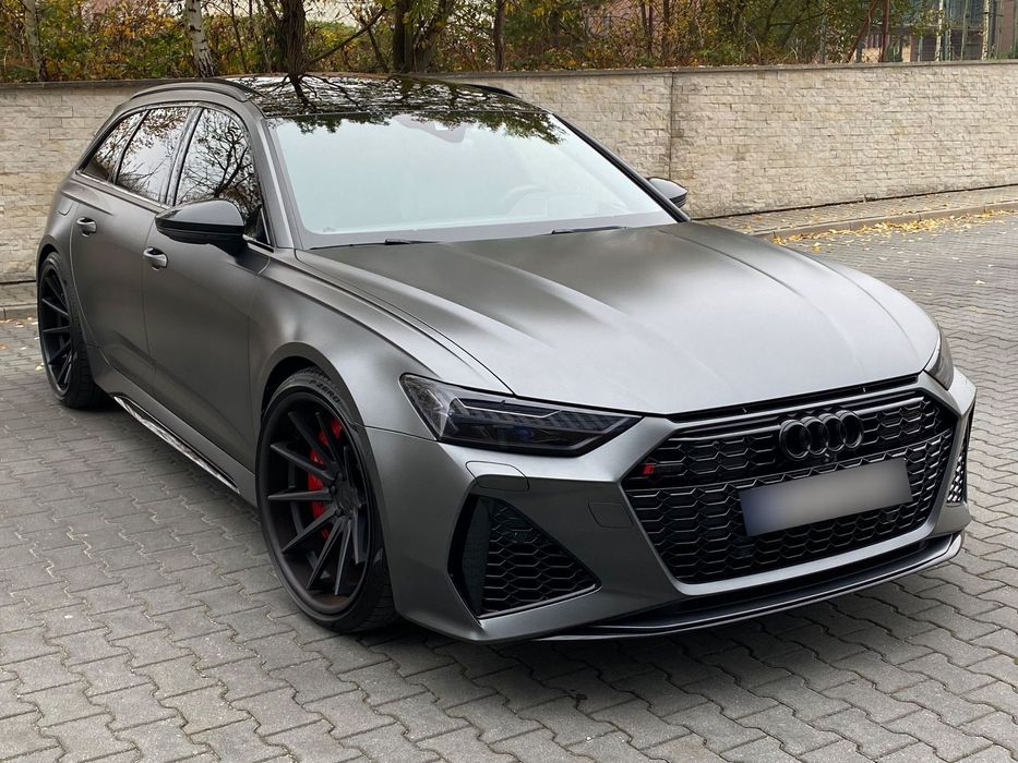 Audi RS6 4.0TFSI 600PS Avant MatrixLaserPneumatykaDociągiB&OPneumatykaSalon PL