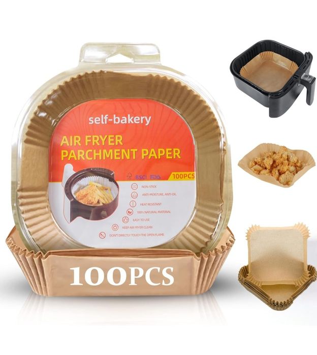 Kwadratowe wkładki do frytkownicy powietrznej