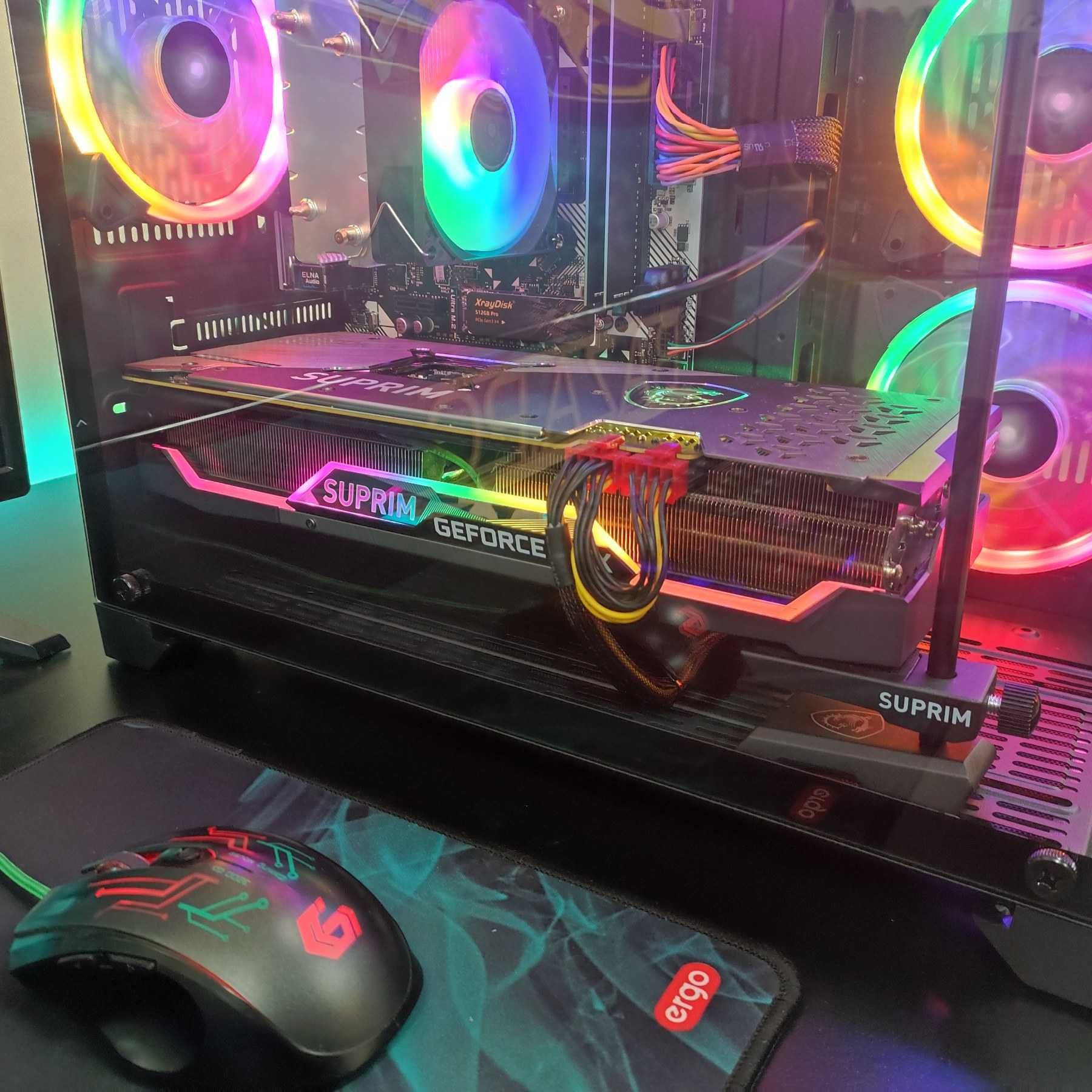 Компютер Новый Ryzen 5 5500, 16GB DDR4, MSI SUPRIM RTX 3070, SSD 512GB