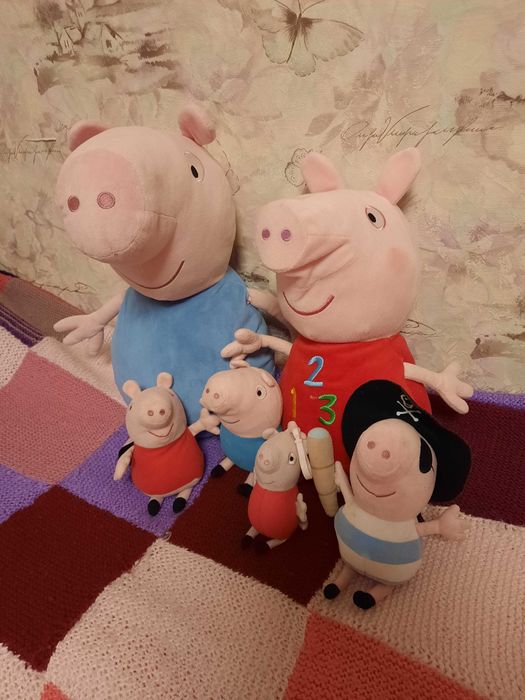 М'яка мягка іграшка свинка Пеппа Джордж Peppa pig оригінал