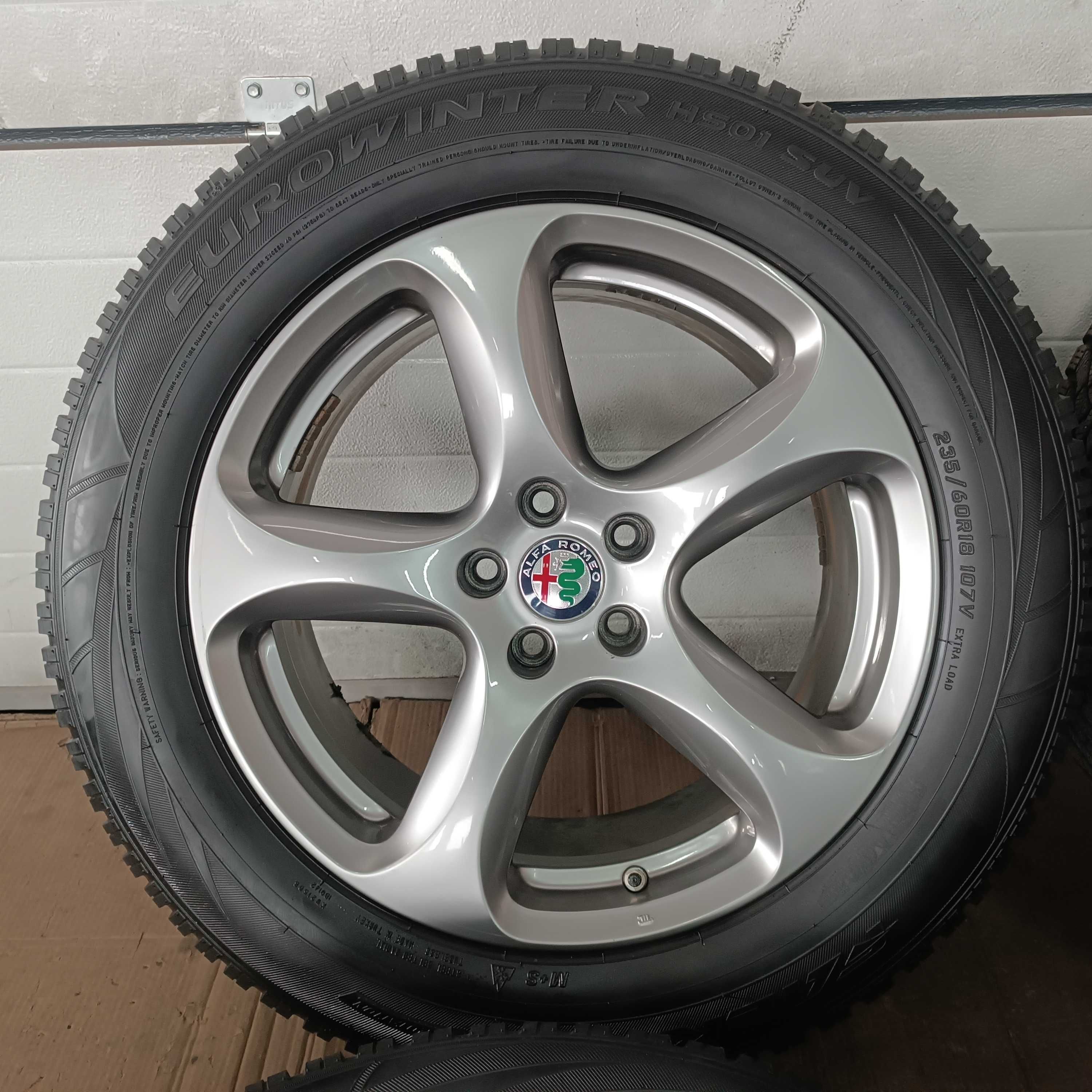 Koła Zimowe Felgi 18" 5x110 Alfa Romeo Stelvio 235/60/R18