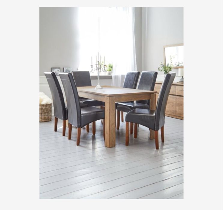 Стіл обідній VEDDE 90x160см дикий дуб