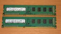 Оперативная память DDR3-1333 4ГБ (2*2GB) Samsung оригинал/цена за пару