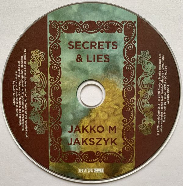 Винил фирм. Jakko M.Jakszyk "Secrets & Lies" (LP+CD) 2020г.