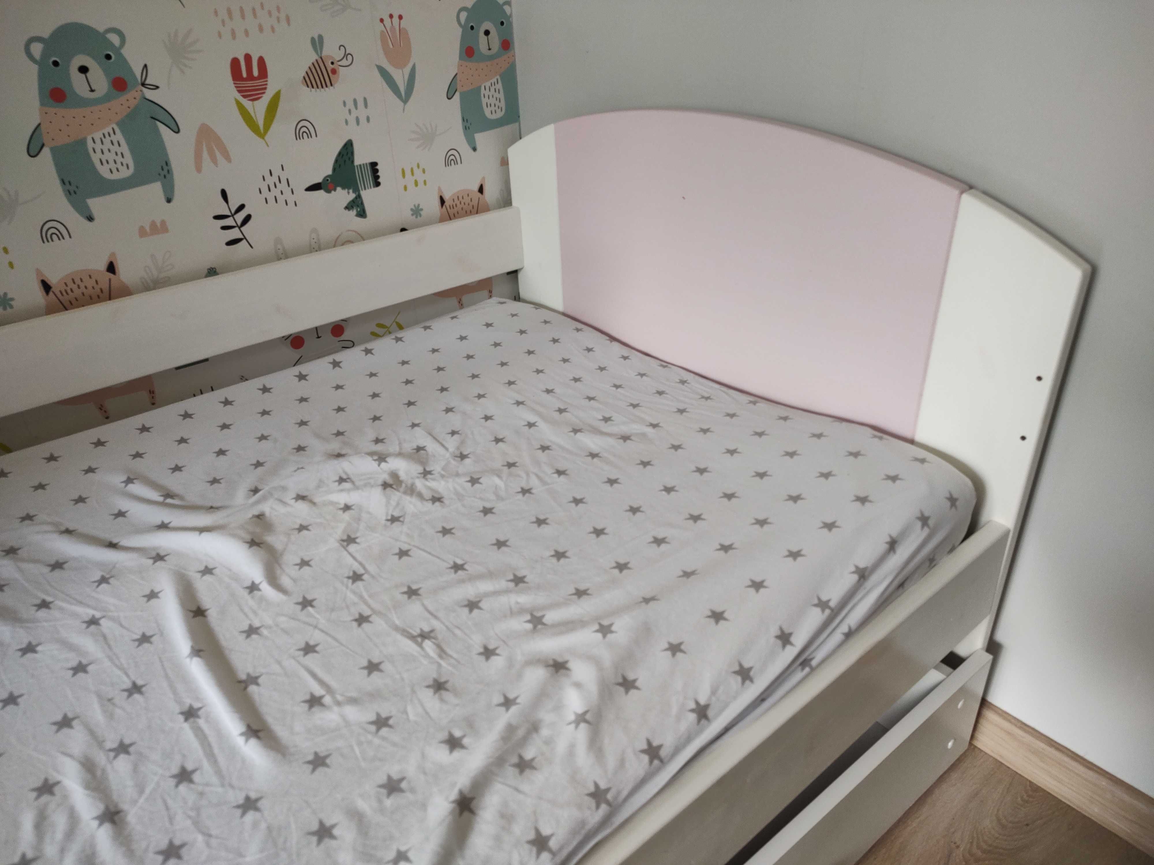 łóżko dla dziecka 160x80 + materac DOBRANOCKA HILDING dziecięcy