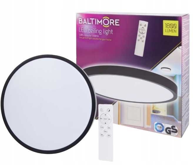 Plafon Okrągł Lampa Sufitowa Pokojowa Na sufit do pokoju 18W Pilot 29