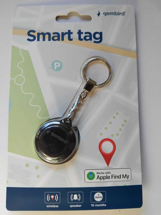 Lokalizator GPS Mini Do Kluczy Auta Kota Roweru Psa Czarny Android