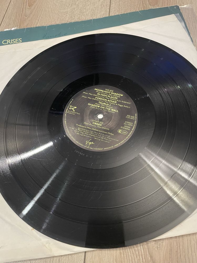 Płyta winylowa Mike Oldfield Crises Winyl unikat retro