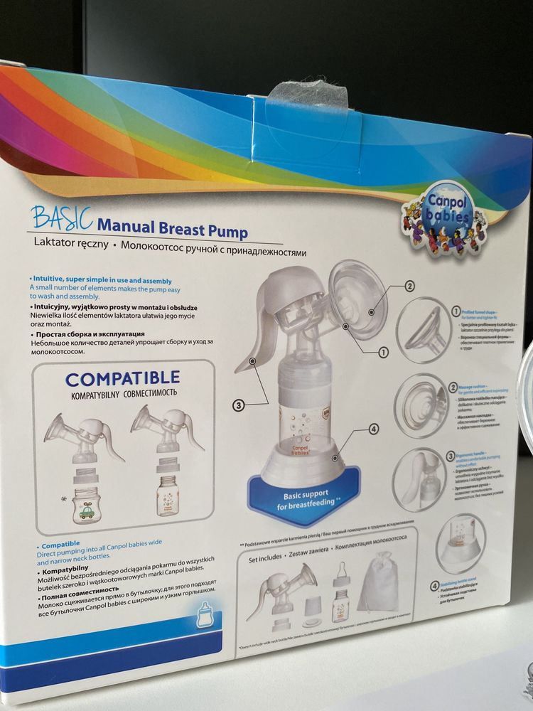 Молокоотсос ручной BASIC Manual Breast Pump