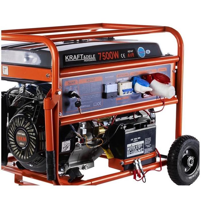 Nowy agregat generator prądotwórczy 7500 W 230/400V