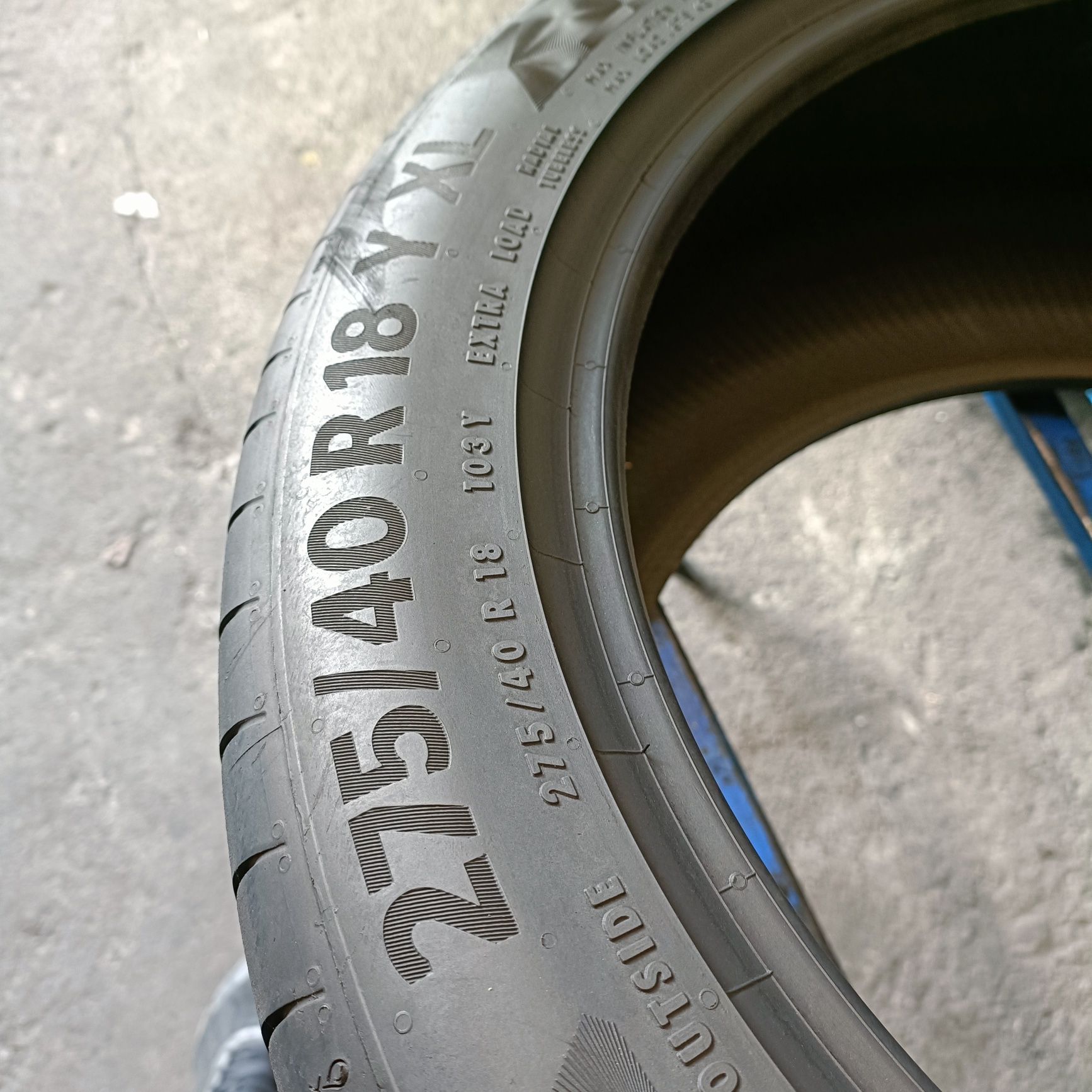 275/40r18 Continental PremiumContact 6 z 2021r 4.8mm