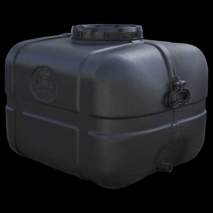 Бак 100 л нехарчовий прямокутний чорний для диз. палива.