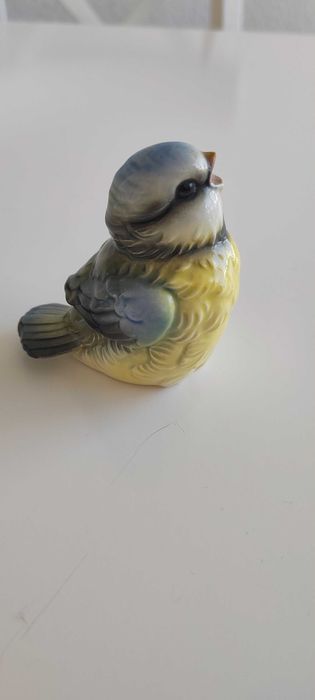 Синиця.Фігурка птиці.фарфор Німеччина.вінтаж