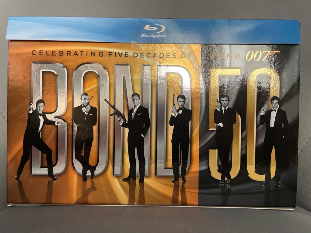 Ekskluzywna kolekcja filmów Jamesa Bonda na płytach Blu-Ray!