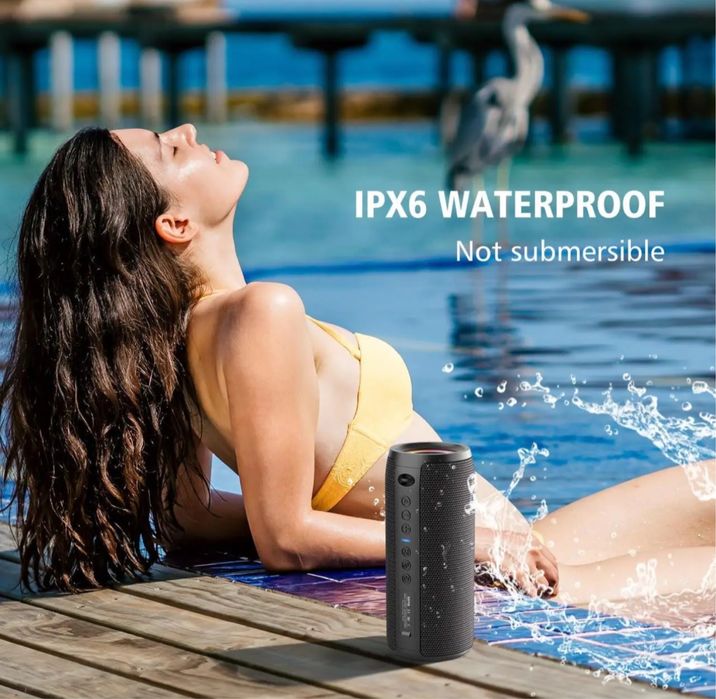 ZEALOT S51 Pro - Портативная Bluetooth колонка 40вт водозахист