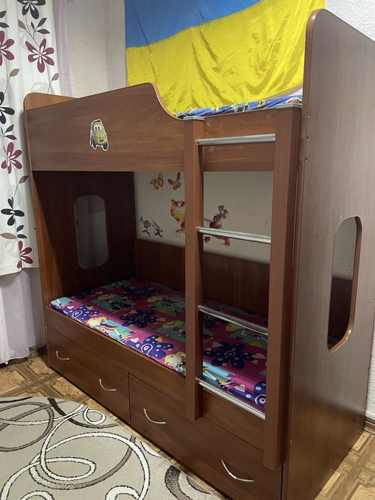 Дитяче двоярусне ліжко(дитяче ліжко)