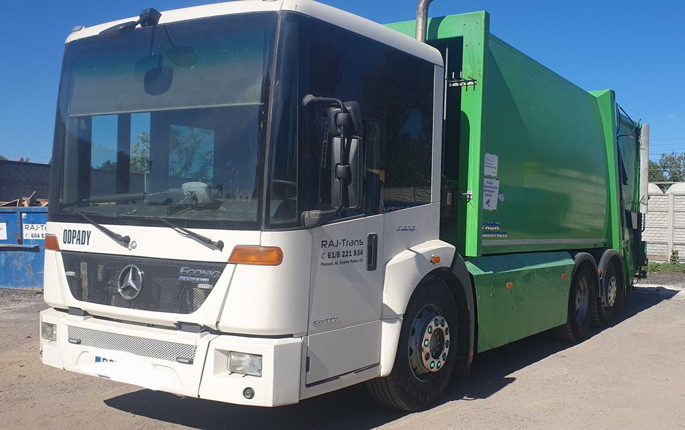 Śmieciarka Mercedes Benz Econic Faun Variopres
