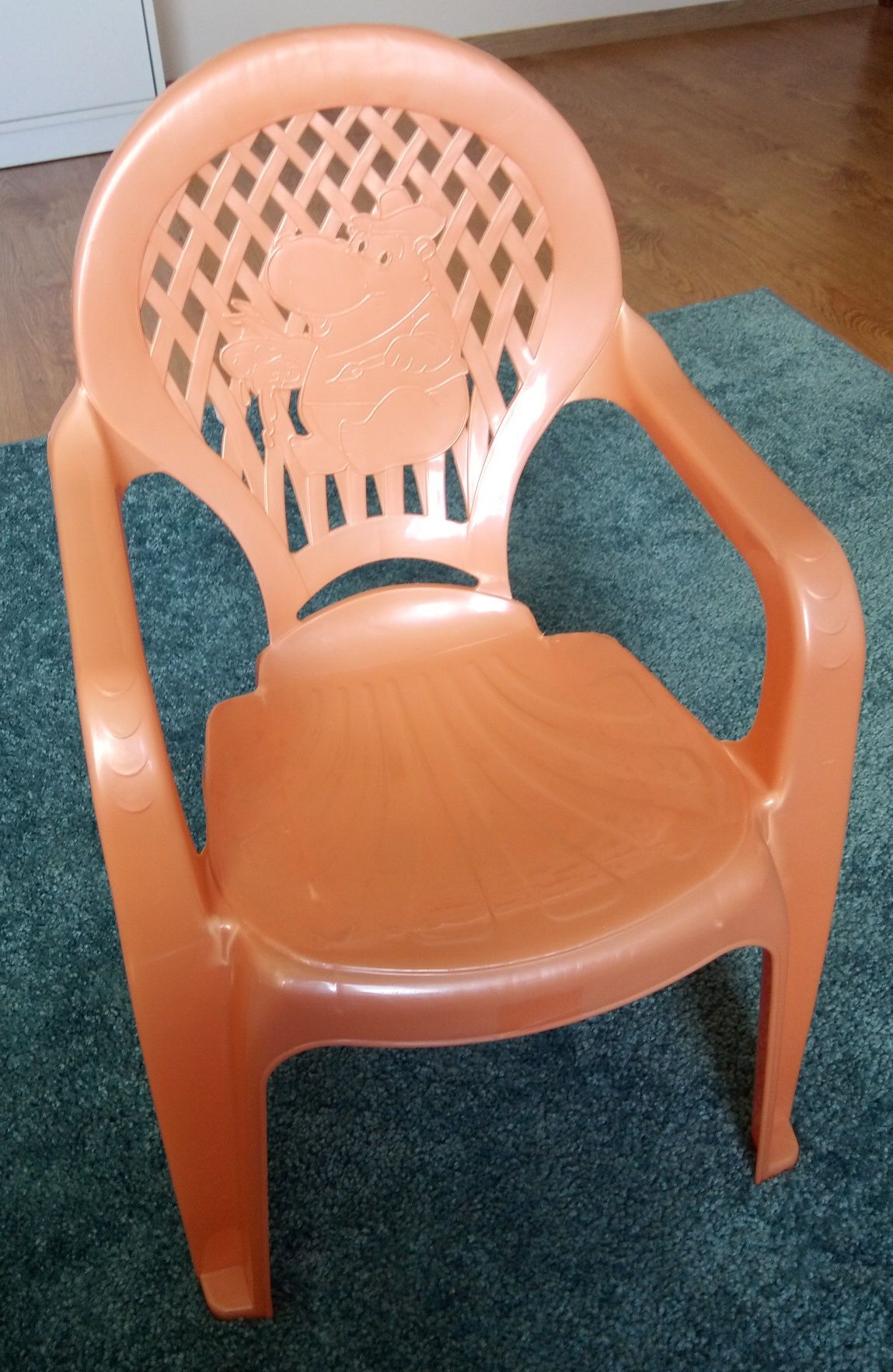 Krzesełko plastikowe.